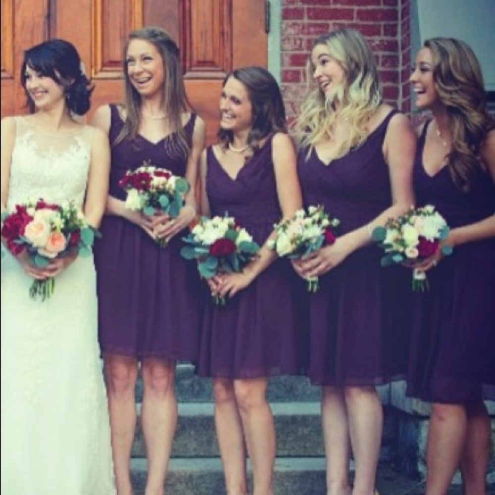 Purple Bridesmaid Dress